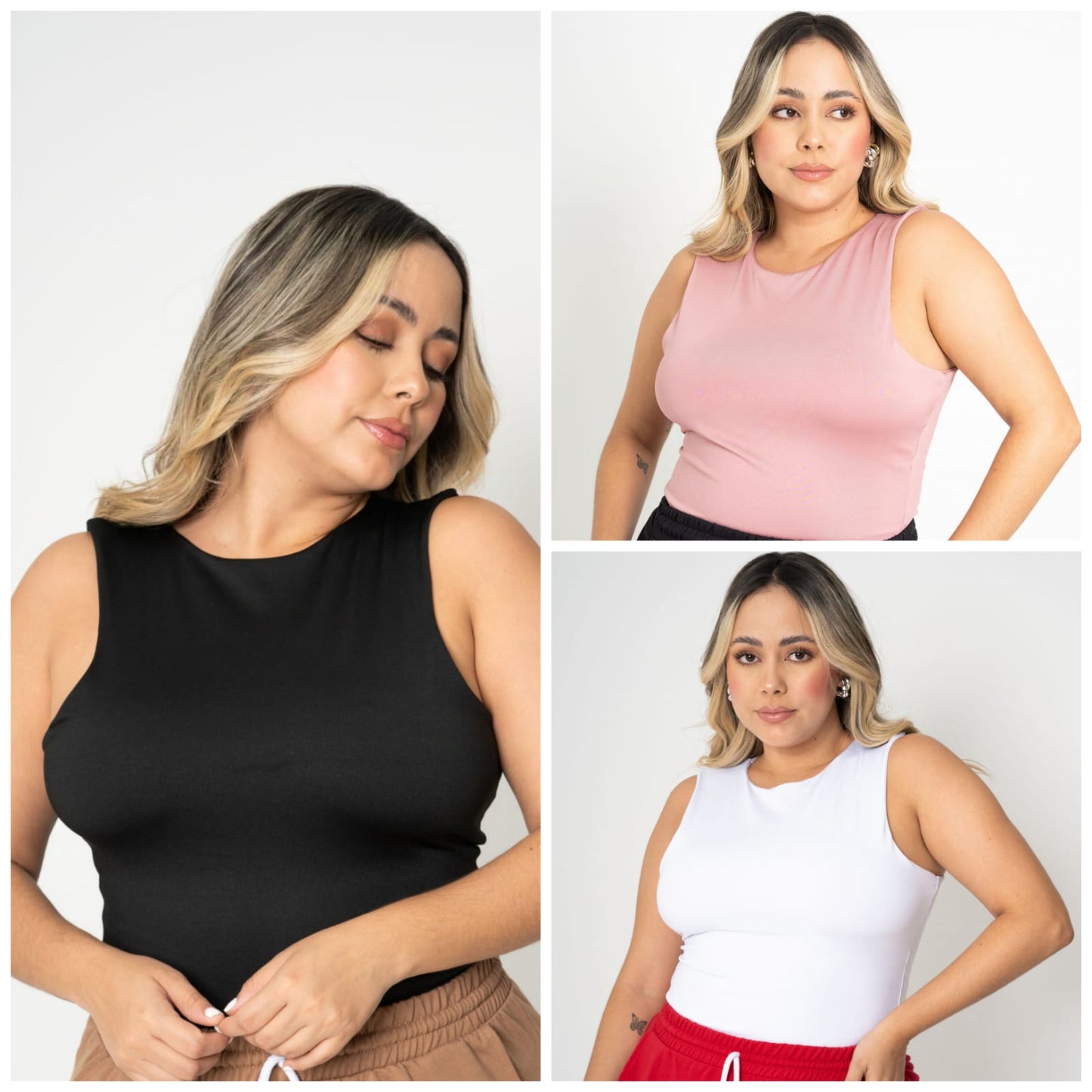 Blusas manga siza